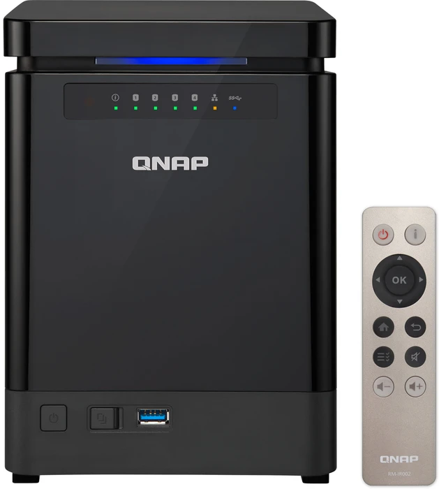 QNAP Turbo Station TS-453Bmini-4G, 4GB RAM, 2x RJ-45 1000Base-T, 4x USB-A 3.0