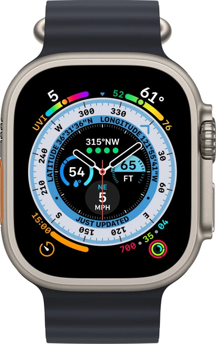 Apple Ocean Armband Verlängerung für Apple Watch Ultra 49mm mitternacht