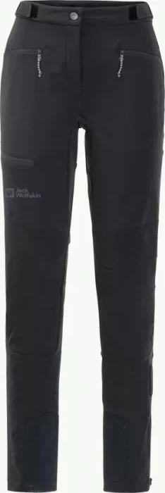 Jack Wolfskin Salmaser Hose lang schwarz (Damen)