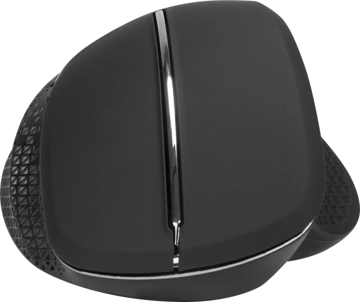 ISY IEM-3000 Wireless Ergonomic Mouse schwarz/silber, USB