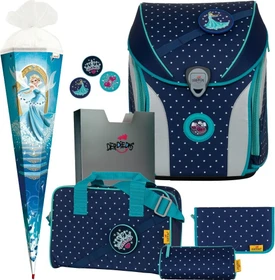 DerDieDas ErgoFlex Max Buttons Star Princess Schultaschen-Set, 5-tlg.