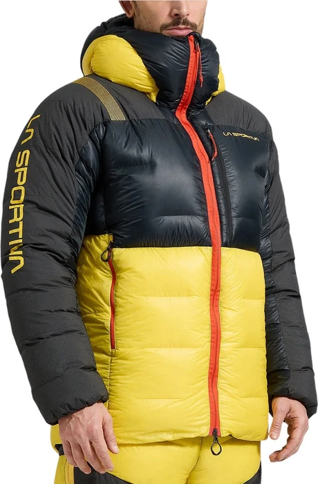 La Sportiva Olympus Tech Down Funktionsmantel schwarz/gelb (Herren)