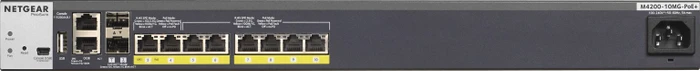 Netgear ProSAFE M4200 Easy-Mount Rackmount 2.5G Managed Switch, 8x RJ-45, 2x SFP+, 240W PoE+