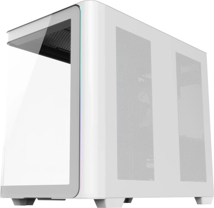 FSP M580 Plus White, Glasfenster