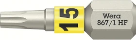 Wera 867/1 HF Torx Bit 1/4", T15x25mm, 1 Stück
