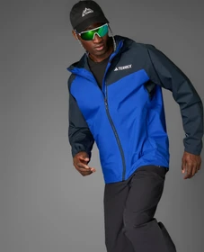 adidas Terrex Multi 2L Rain.RDY Funktionsjacke semi lucid blue/aurora ink (Herren)