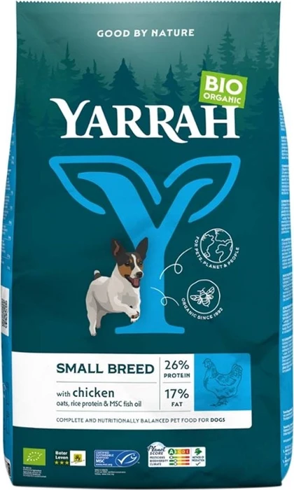 Yarrah Organic Small Breed Dry Dog Food, 5kg