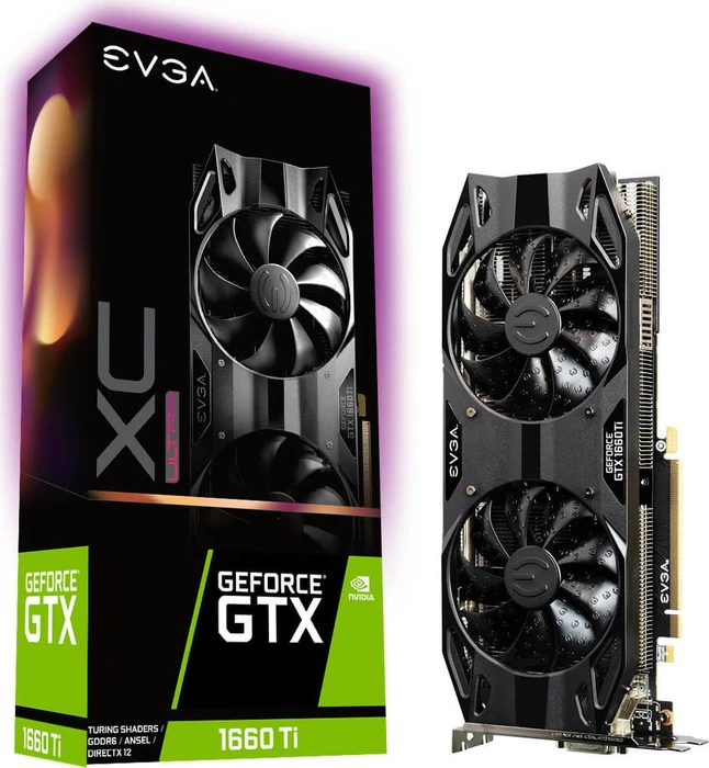 EVGA GeForce GTX 1660 Ti XC Ultra Gaming, 6GB GDDR6, DVI, HDMI, DP