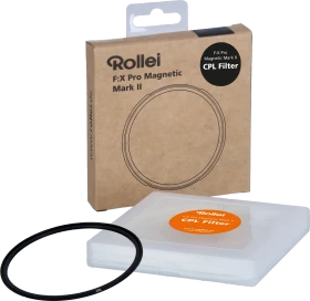 Rollei F:X Pro Magnetische Rundfilter Mark II - CPL-Filter, 72mm