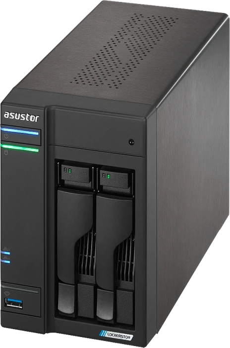 Asustor Lockerstor 2 Gen2 AS6702T, 4GB RAM, 2x RJ-45 2.5GBase-T, 2x USB-A 3.1