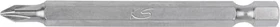 KS Tools Classic Kreuzschlitz Bit 1/4", PH000x75mm, 1 Stück