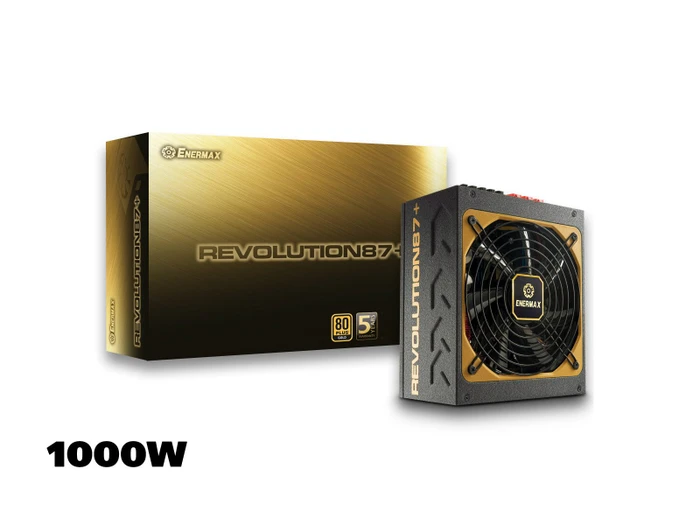 Enermax Revolution87+ 1000W, ATX 2.4