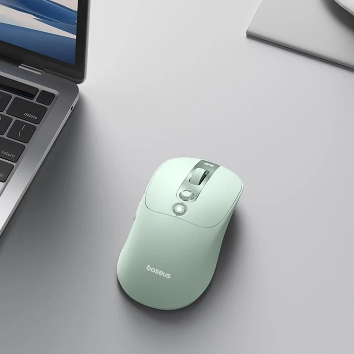 Baseus Editor Wireless Mouse, grün, USB/Bluetooth