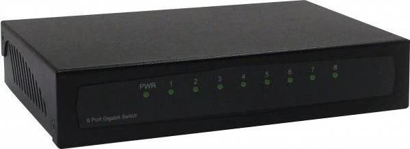 Dexlan Desktop Gigabit Switch, 8x RJ-45