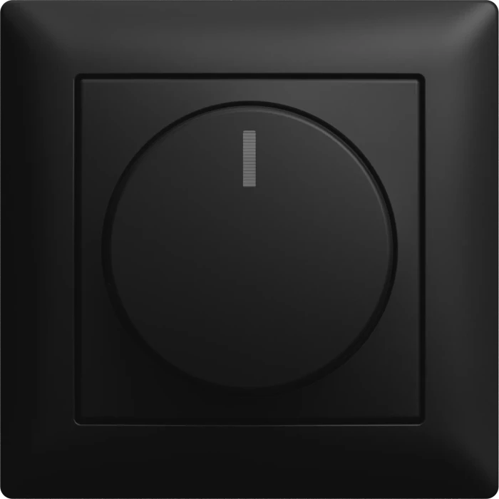 Busch-Jaeger Drehdimmer LED Komplettset, schwarz matt
