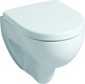 Geberit Renova Compact Wand-WC Tiefspüler, verkürzte Ausladung weiß/KeraTect