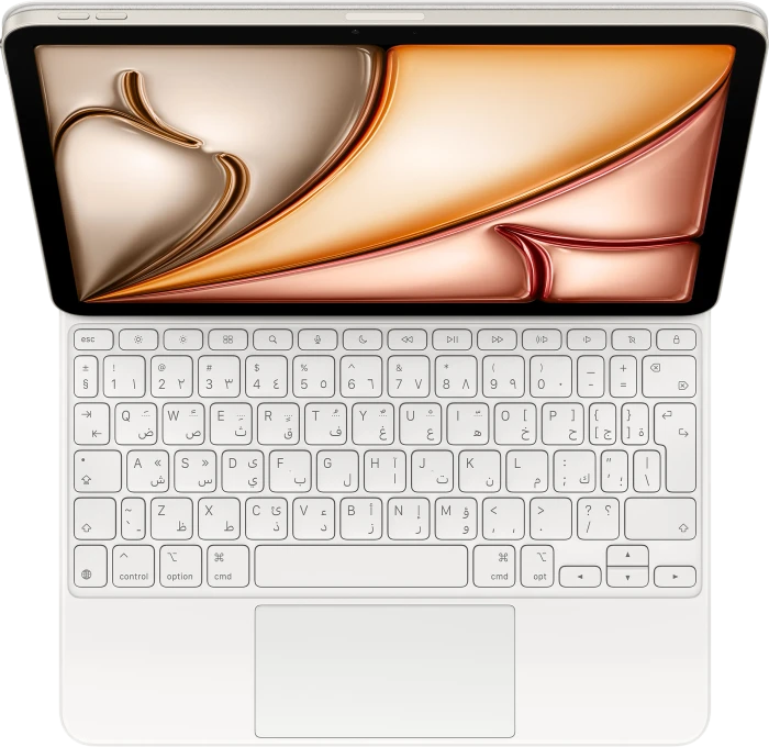 Apple Magic Keyboard für iPad Air 11" (M3/M4), weiß, Arabisch/EN (MDFV4AB/A)