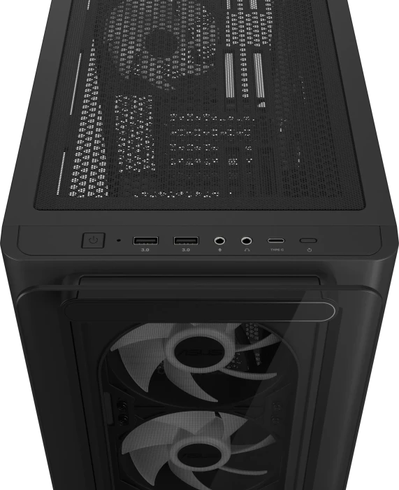 ASUS A23 PLUS TG ARGB, Glasfenster
