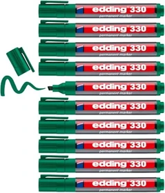 edding 330 Permanentmarker grün, 10er-Pack