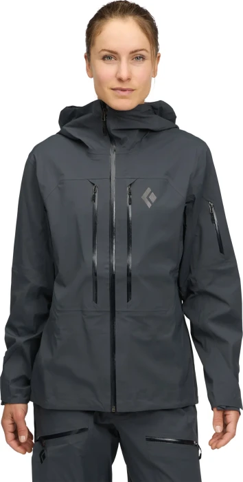 Black Diamond Recon LT Shell Skijacke carbon (Damen)
