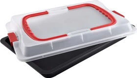 Dr. Oetker Bake & Go Backblech mit Abdeckhaube 42x29cm