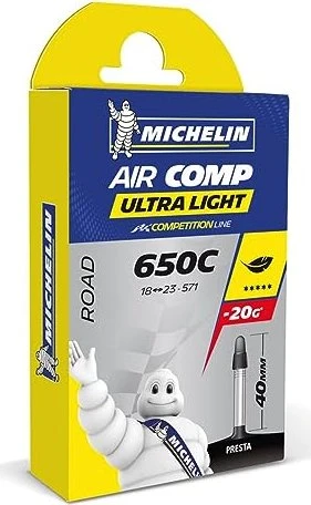 Michelin Aircomp Ultralight Road SV 40mm 28" Schlauch