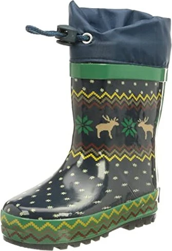Playshoes Gummistiefel gefüttert Norweger marine (Junior)
