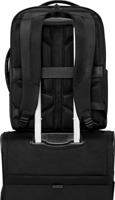 Samsonite GuardIT Classy 2.0, Underseat Backpack M, Untersitz Handgepäck, Kabinentasche, Flugzeug Rucksack, 17.3", 45cm, 27.5l, schwarz