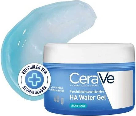 CeraVe Hydrating Hyaluronic Acid Water Gel Face Moisturizer, 48g