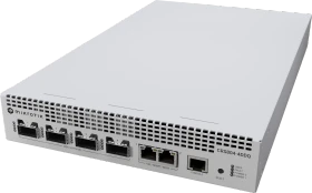 MikroTik Cloud Router Switch CRS804 DDQ Rackmount 400G Managed Switch, 4x QSFP56-DD, 2x RJ-45 (CRS804-4DDQ-hRM)