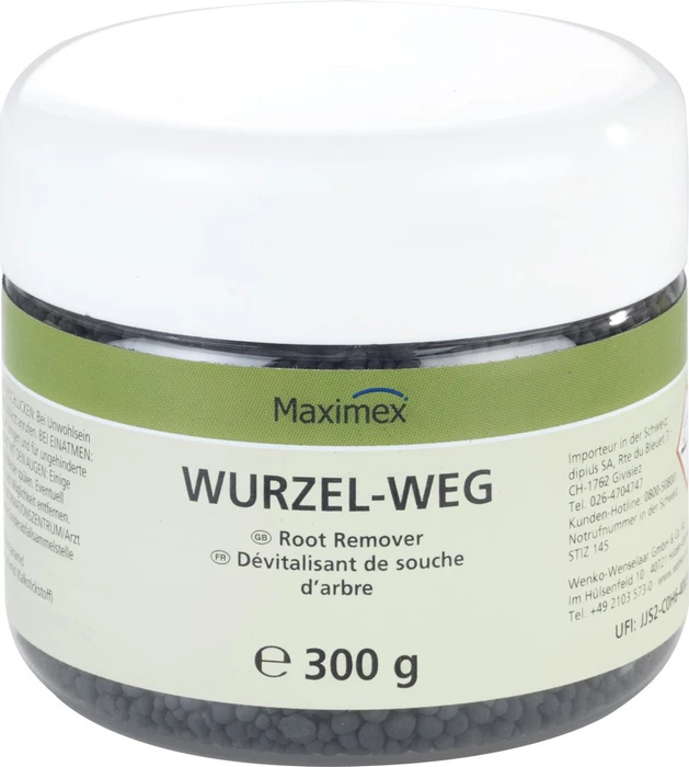 Maximex Wurzelweg Granulat gegen Baumstümpfe, 300g