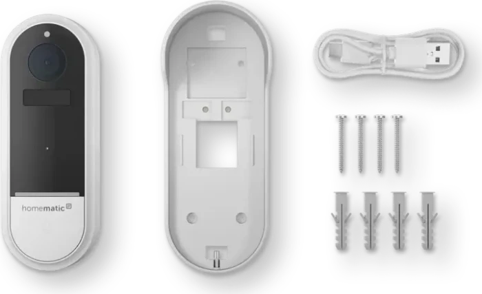 eQ-3 Homematic IP Video Doorbell, weiß, Video-Türklingel