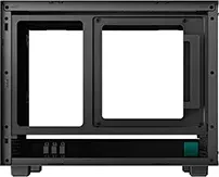 DeepCool CH160, schwarz, Glasfenster, Mini-ITX