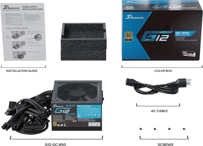 Seasonic G12 GC 850W, ATX