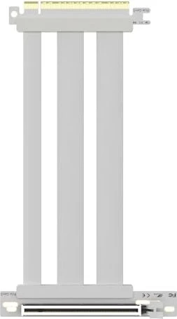 Glotrends Riser Kabel, gewinkelt, PCIe 5.0, 200mm, weiß