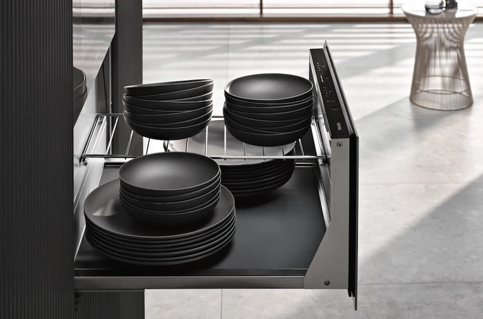 Miele ESW 7020 Wärmeschublade obsidianschwarz matt