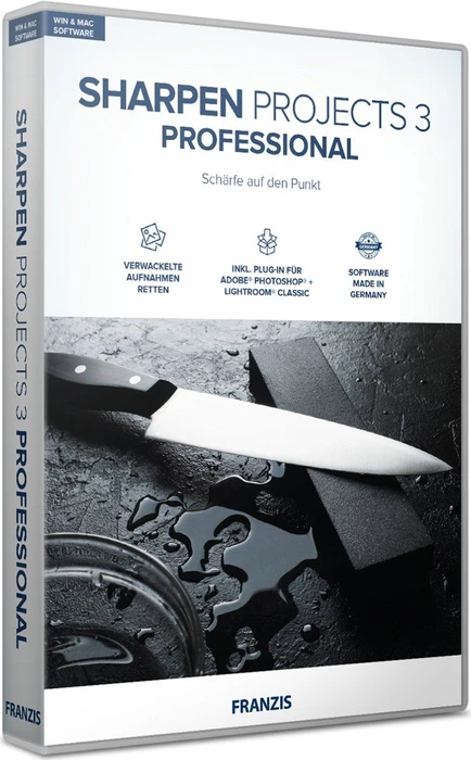 Franzis Sharpen Projects 3 Professional (deutsch) (PC/MAC)