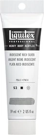 Liquitex Professional Heavy Body Acrylic iridescent rich silver, 59ml