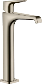 Hansgrohe Axor Citterio E 250 mit Hebelgriff für Aufsatzwaschtische mit Ablaufgarnitur polished nickel