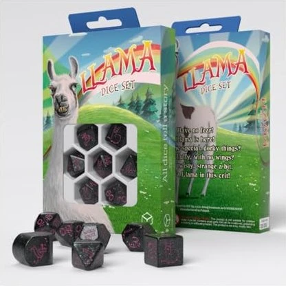 Q-Workshop Würfelset Llama