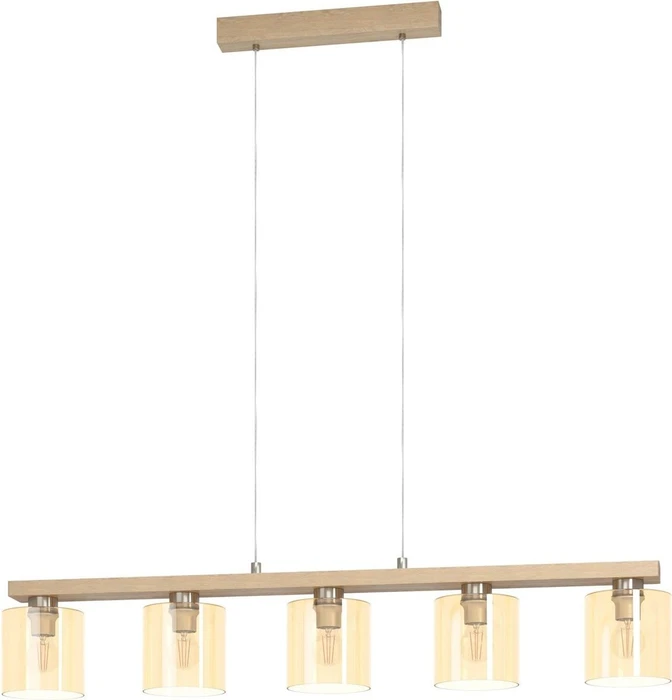 Eglo Castralvo Pendelleuchte 5-flammig nickel matt