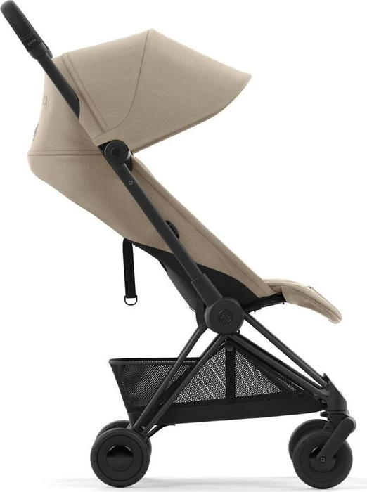 Cybex Coya Matte Black Frame cozy beige