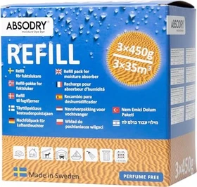 Absodry Classic Nachfüllpackung, 1.35kg (3x 450g)