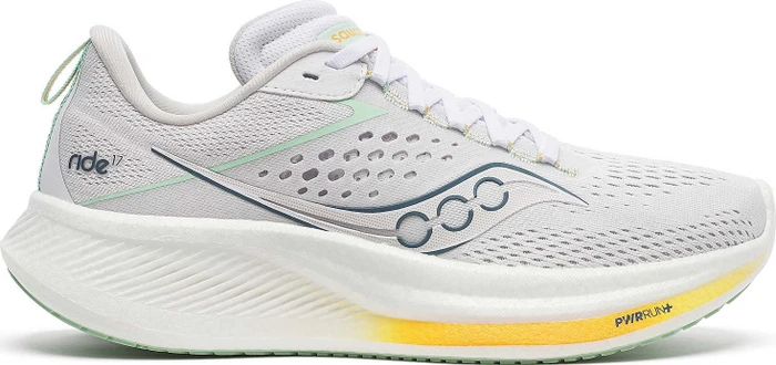 Saucony Ride 17 white/peel (Damen)
