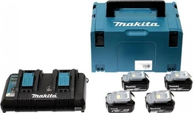 Makita Powersource-Kit Starterset 18V, 4.0Ah, Li-Ionen, 4 Akkus [16.0Ah] [288Wh]