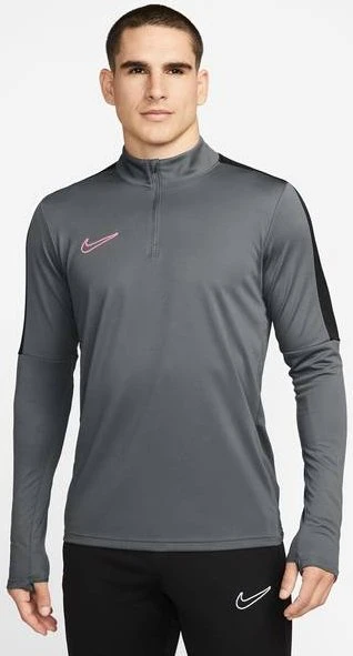 Nike Academy Dri-FIT Funktionsshirt langarm iron grey/black/sunset pulse (Herren)