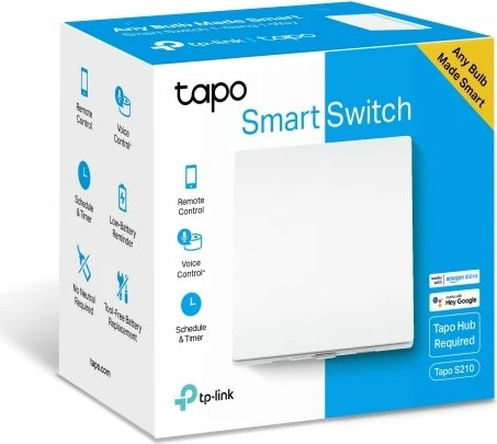 TP-Link Tapo S210 Smart Light Switch, 1-fach, Funkschalter