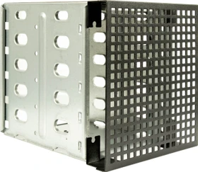 Inter-Tech 3x 5.25" auf 5x 3.5" Einbaurahmen, 3HE, schwarz