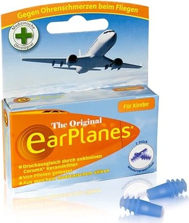 Cirrus Healthcare EarPlanes Ohrstöpsel für Kinder, 2 Stück
