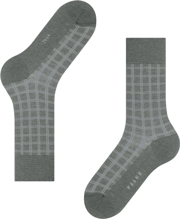 Falke Modern Tailor Socken light greymel. (Herren)